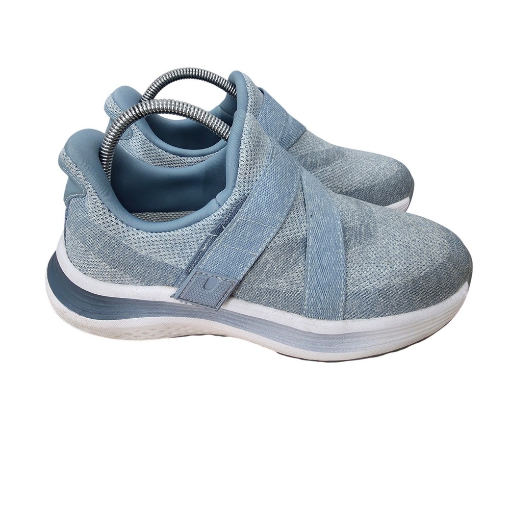 Orthofeet Naya Hands Free Sneakers Womens 8.5 D Blue Double Strap Casual Shoes